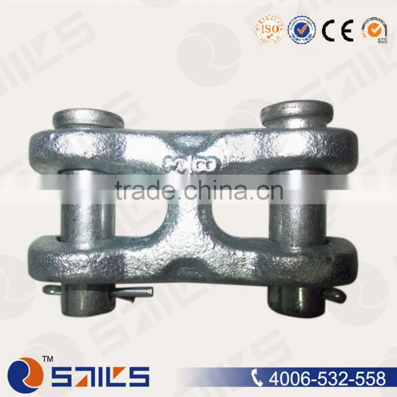 Galvanized S249 drop forged twin clevis links