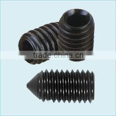 hex socket set screw (cone point )