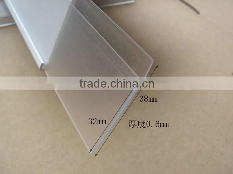 supermarket price label holder