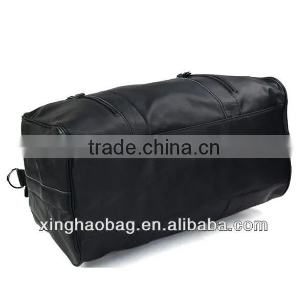 Shopping in china brand leather weekend bag