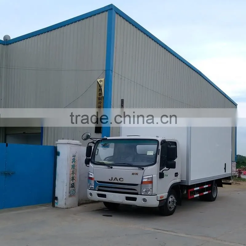 Low cost refrigeration truck with design patent from Zhongshan
