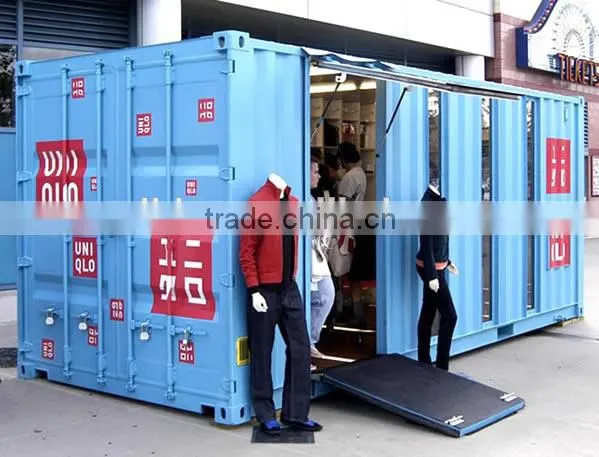 Long time use for outdoor use prefabricated coffee shop, Container food kiosk , prefabricated restaurant