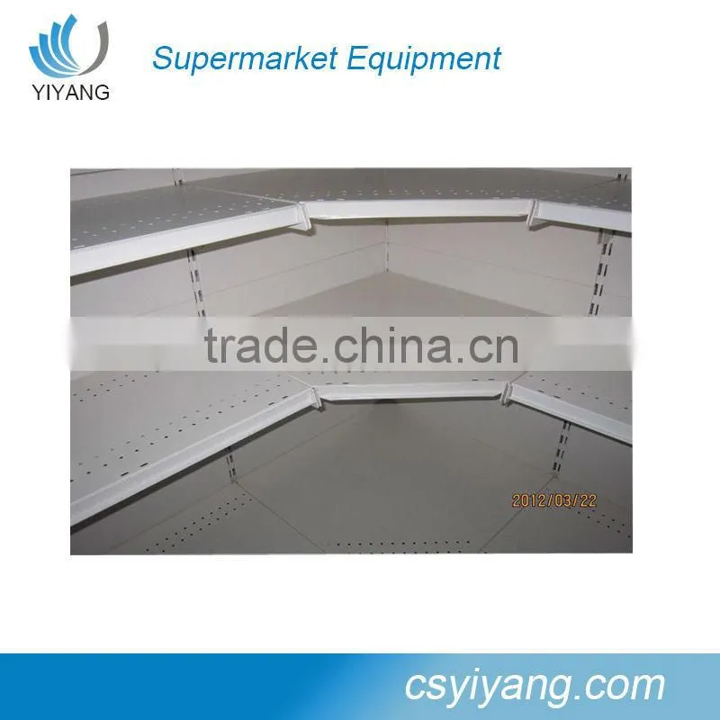 hot amercian design supermarket metal gondola display shelf