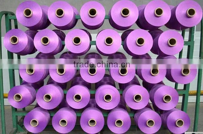 colored air covered nylon lycra yarn for knitting fbaric