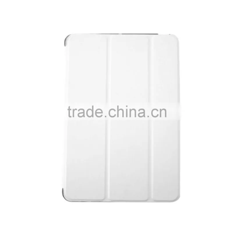 Ultra Slim Tri-Fold PU Leather Case with Crystal Hard Back Smart Stand Case Cover for iPad mini 1 2 3 7.9" tablet Flip Cover