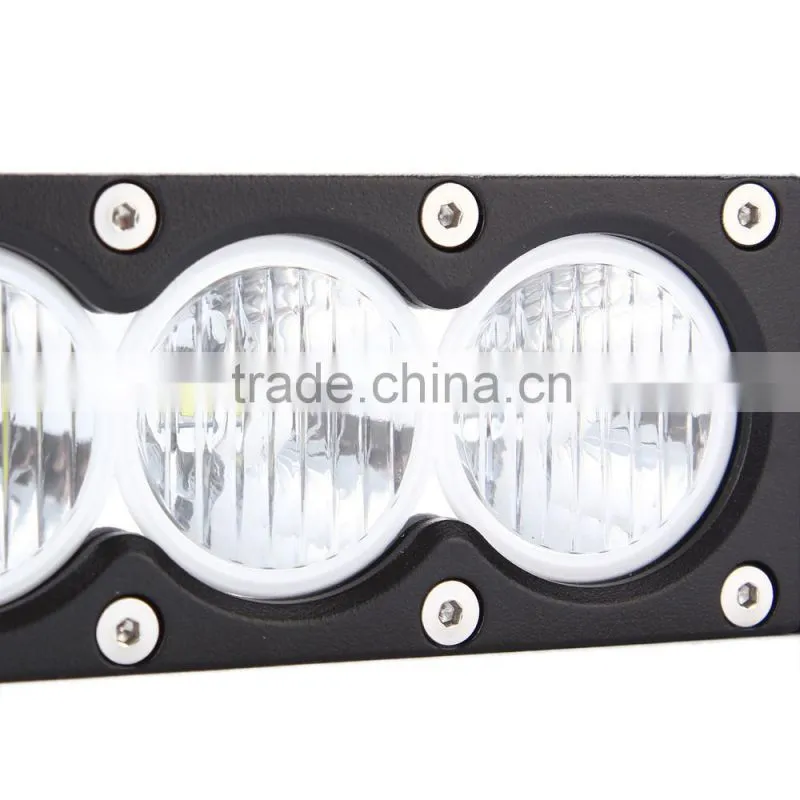 factory sale led light bar 30w ip68 12v for car