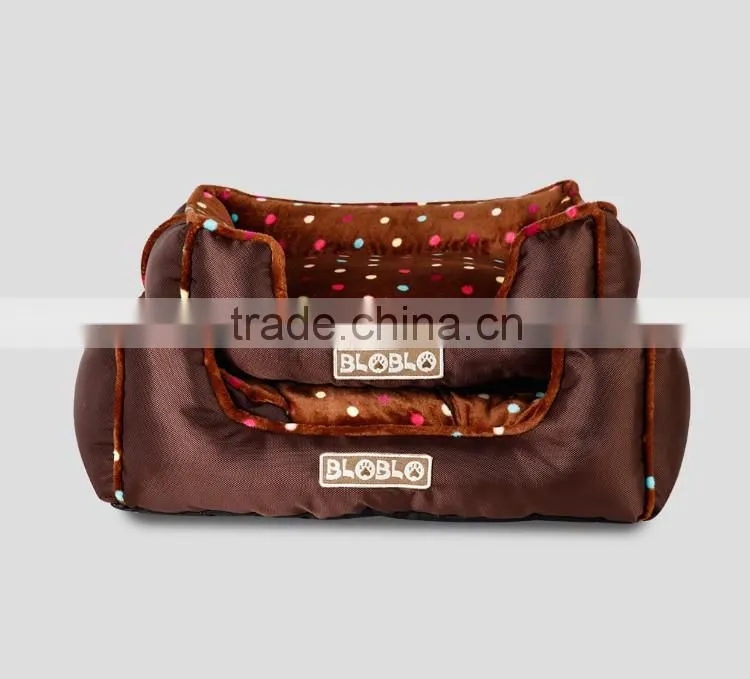 Fashion and popular latest design dog bed for sale brown and pink