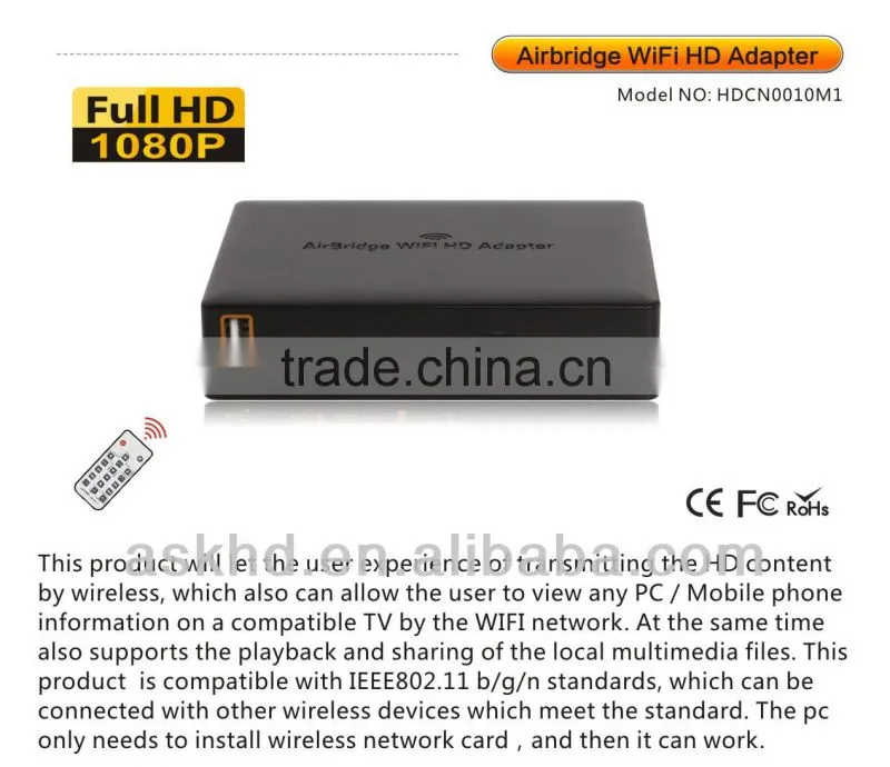 Wifi display dongle mirocast mirror