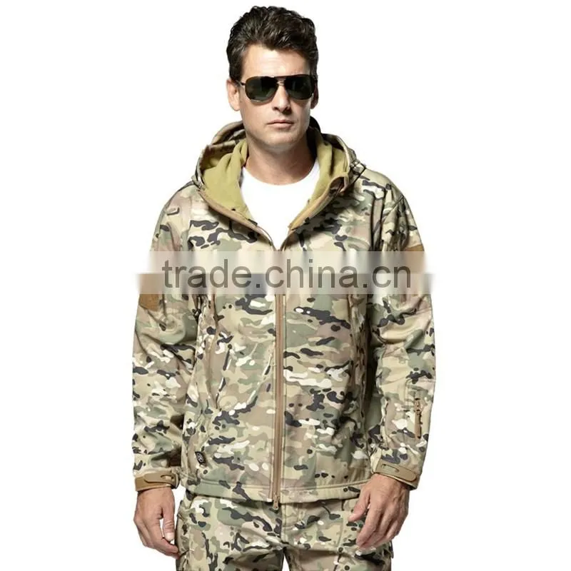 men outdoor military jacket softshell hunting clothing for winter, TAD V4.0 military uniform