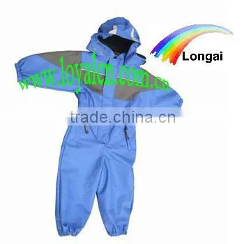 good quality europe style kids waterproof rain suit