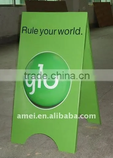 Hard clear PC PMMA advertising plastic thick shell