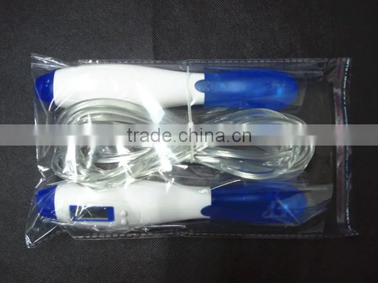 Manufacturer OEM/ODM Smart Sport Fitness PVC Adjustable Digital Step/Distance/ Calorie Rope Skipping Wire Length Counter