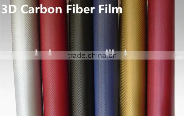 1.52m*30m bubble free textured vinyl car wrapping film