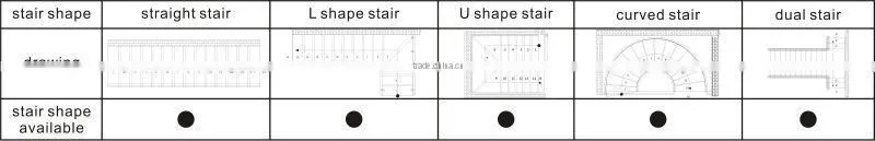 prefabricated wood stair treads stairs/steel wood staircase