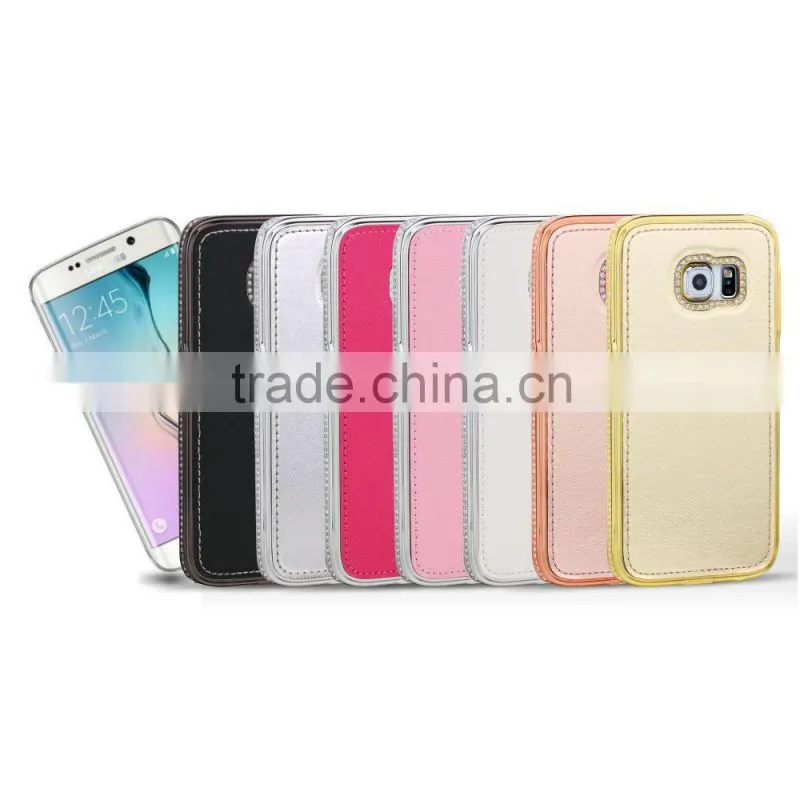 Best Price Leather Phone Case for Samsung S6 Edge