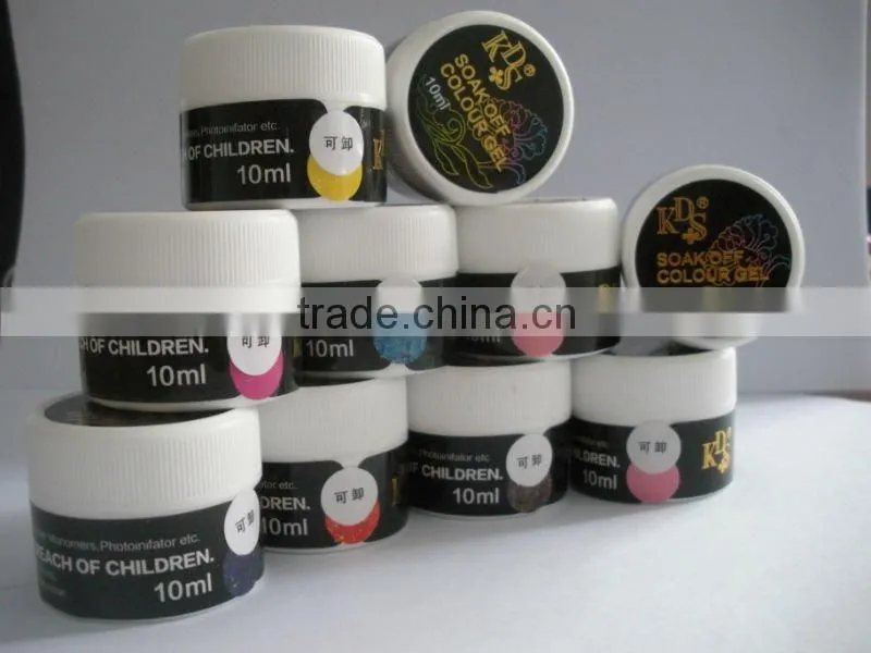 Pearl color UV gel pretty professional beauty nail art