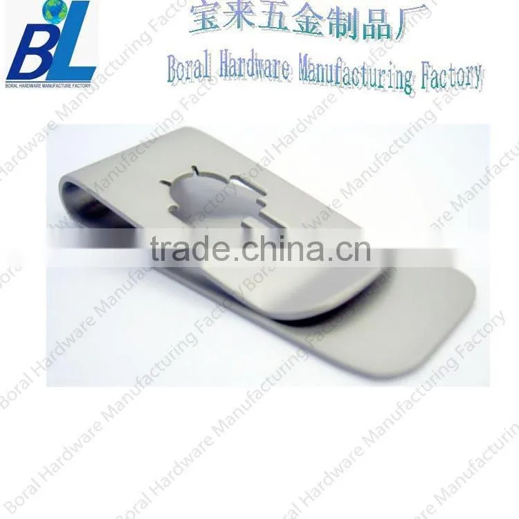 Lovely metal cutted out money clip for employee gifts