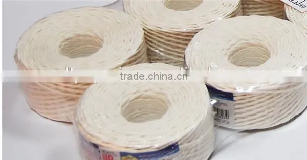 Orange paper twine
