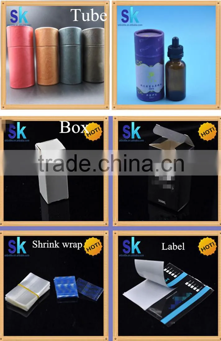 15ml glass e liquid bottle cardboard tube for glass dropper bottle 15ml