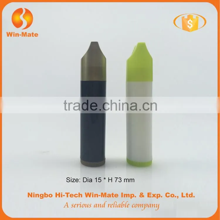 Wholesale colorful plastic Fancy design lip balm container