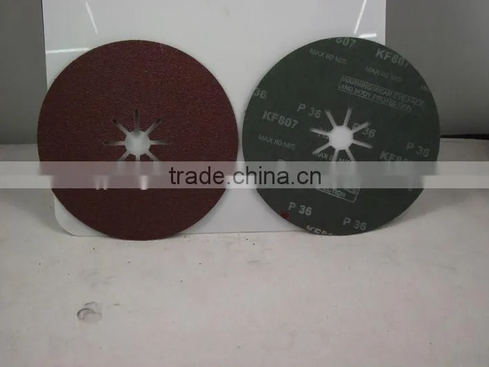 7inch Aluminium Oxide abrasive fiber disc manufacturer/factory