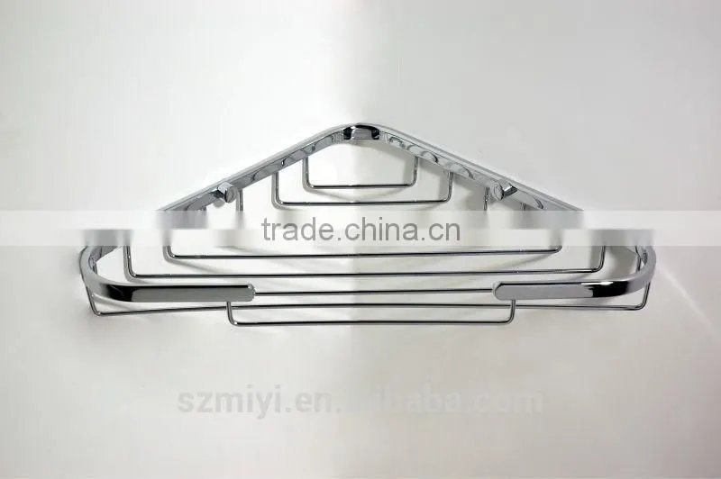 high quality corner bath shelf 2 tier shampoo shelf
