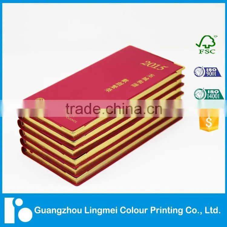 Offset printing pantone or CMYK color custom notebook manufacturer
