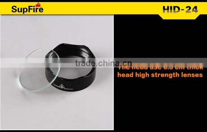 Supfire 24w HID flashlight use specially with high-grade suitcase