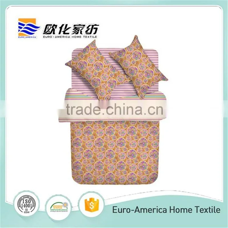 Cotton Hotel Textiles Quilt Cover And Bed Sheet Bedding Sets