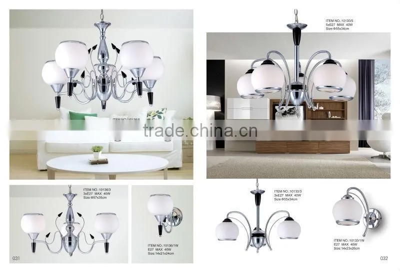Modern fancy design red glass pendant light for home decoration