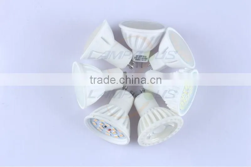 factory price smd led ceramic light bulb 5w dimmable AC 85~265V Epistar chip gu10 led spotlight