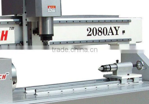 mini cnc round wood router machine /2.2kw spindle/stepper motors/Original Ncstudio controller