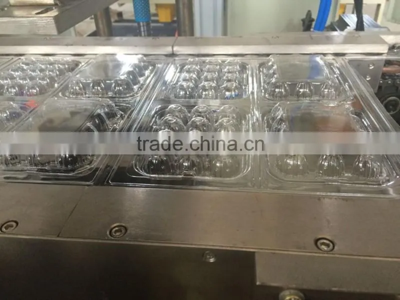 Automatic Plastic Edgefold Container Thermoforming Machine (forming.punching,and cutting function)