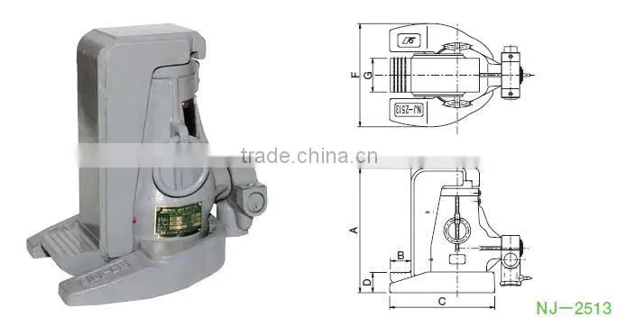 Japanese and Durable power screw lift jack mechanical jack with screw structure made in Japan