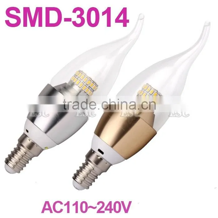 5W 3014 SMD led candle bulb light
