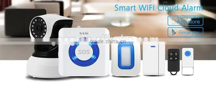 SSG-T0 Smart WIFI Cloud Wireless Burglar Alarm System for Home