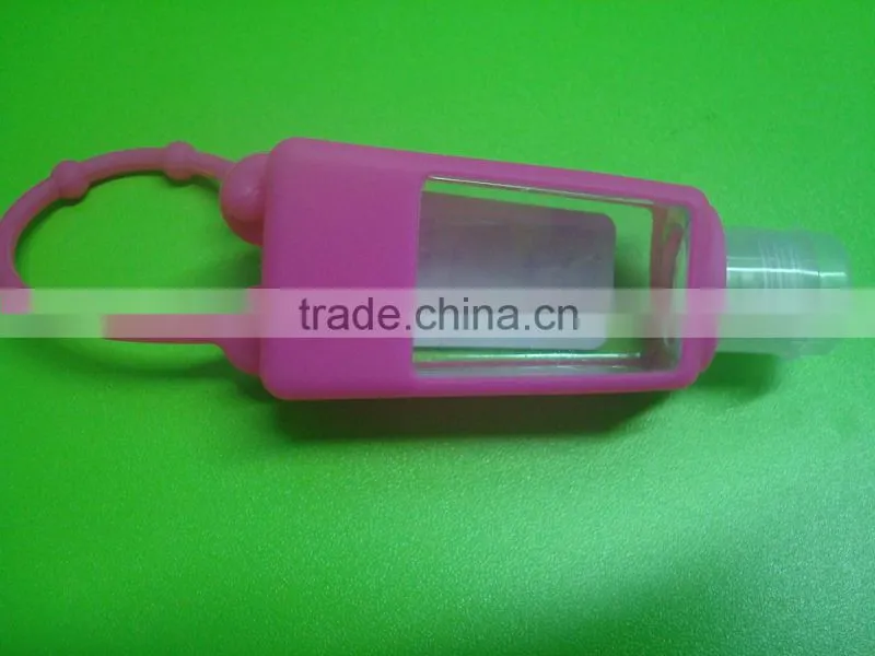 30ml empty hand sanitizer bottle and perfume bottle silicone holder
