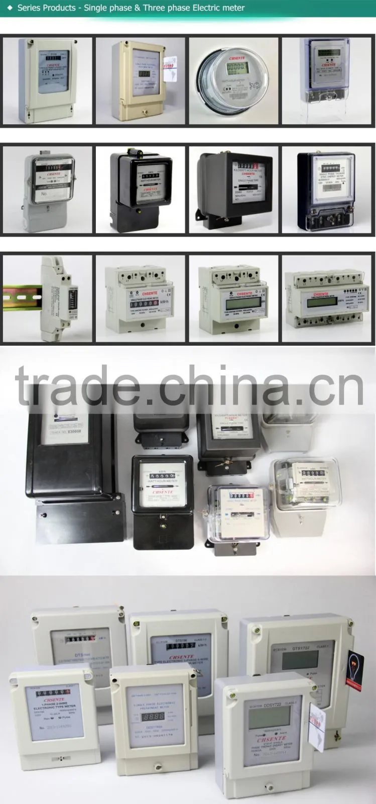 DDS196 Type single phase electronic active watt hour digital power meter socket