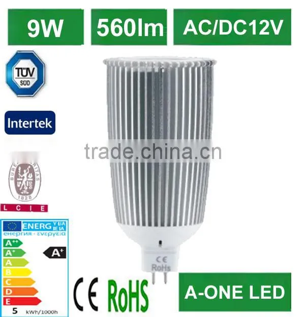 CE & ROHS & SAA 9w gu10 dimmable led spot light