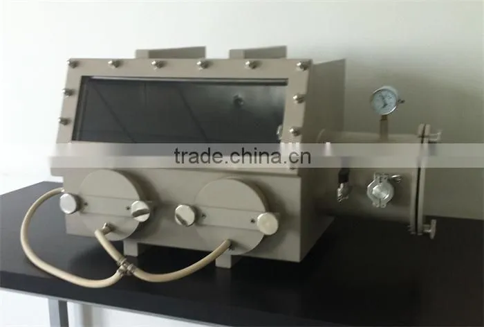 Laboratory analysing instrument stainless steel vacuum lab glove box for Li-battery