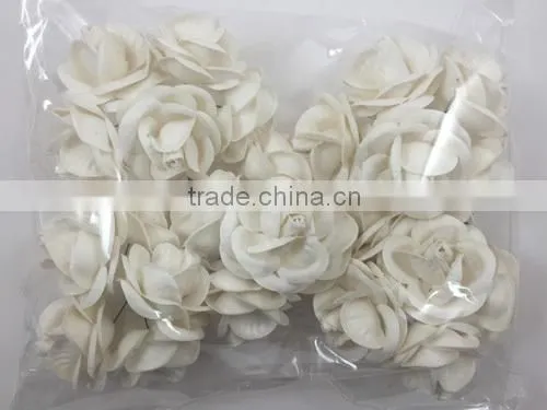 WHITE, Large Handmade Mulberry Paper Flower, Wedding Party, Scrap-booking Crafts R60
