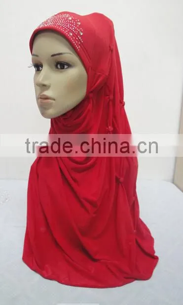 H293 latest muslim hijab with buttons,muslim scarf