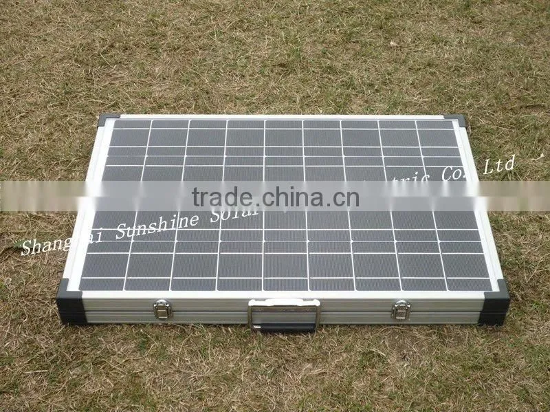 Factory direct 120w portable folding solar panel for outdoor use