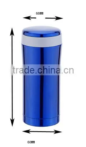 stainless steel high grade vacuum bachelor tea cup