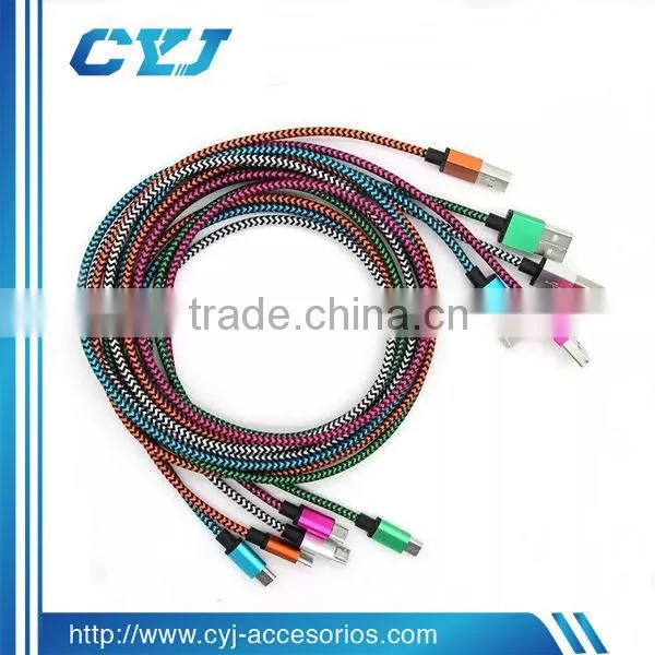 metal casing endurable usb charging cable