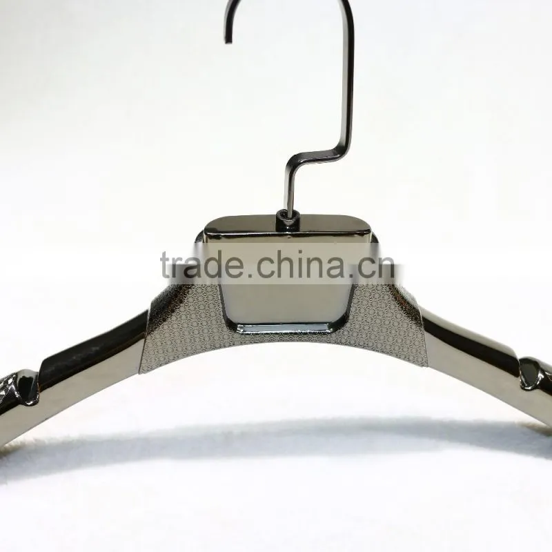 Electroplating gold plastic hanger /fancy clothes hanger