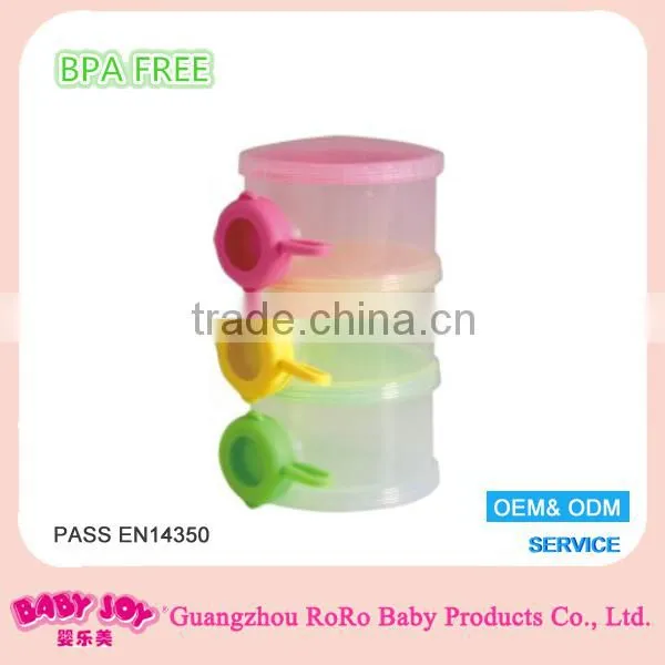 Hot sale New arrival clear plastic baby milk powder box