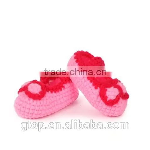 Wholesale Baby Handmade Crochet Shoes Supplier for 1-10 months old S-0032