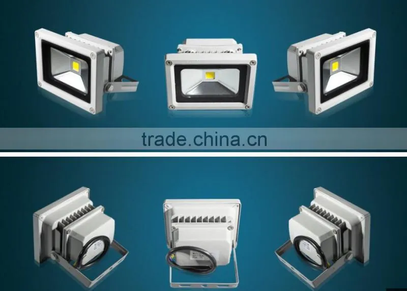 Waterproof 10w, 20w, 30w high lumen led flood light with sensor