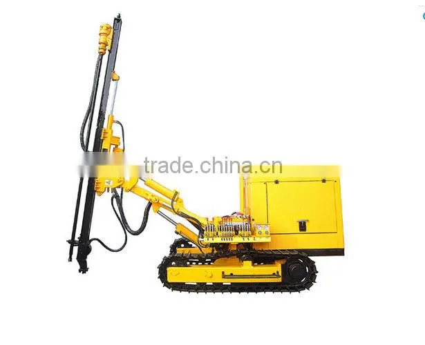 Air driven hydraulic down the hole hammer drilling rig machine